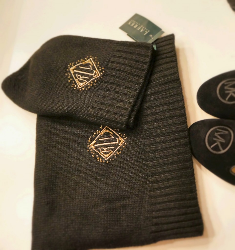 Wool beanie and scarf from Ralph Lauren